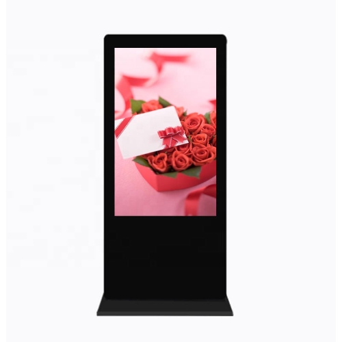 49 Inch Stand Alone High Resolution Floor Standing Digital Signage LED Backlight
